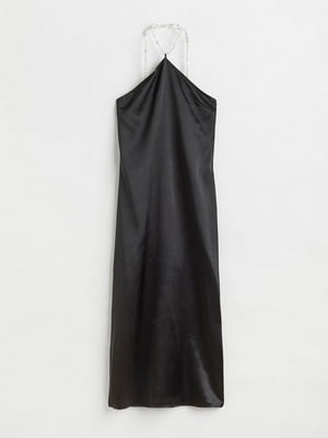 Сукня у білизняному стилі чорна | 6588602