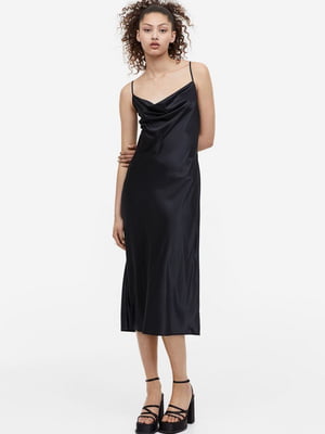 Платье в бельевом стиле черное | 6588780