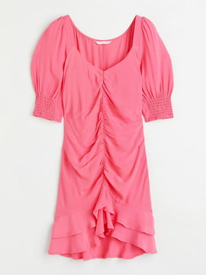 Платье А-силуэта розовое | 6588920