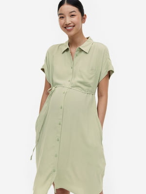 Платье для беременных светло-зеленое | 6588987