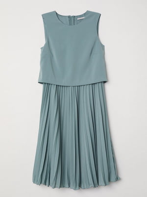 Платье А-силуэта светло-бирюзового цвета | 6589148