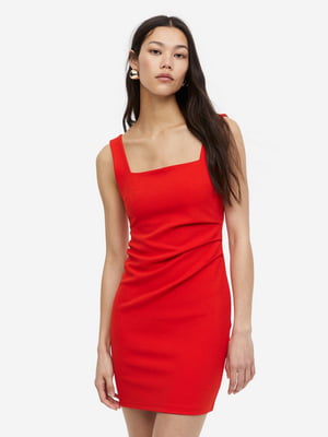 Сукня-футляр червона | 6589198