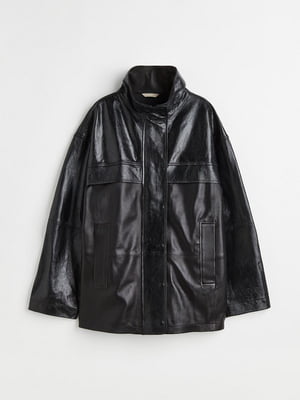 Кожаная черная куртка | 6589775