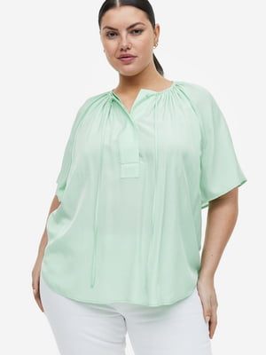 Блуза світло-зелена | 6589897