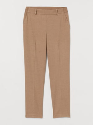 Укороченные  брюки бежевого цвета | 6586106