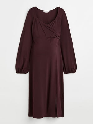 Сукня для вагітних сливового кольору | 6589588