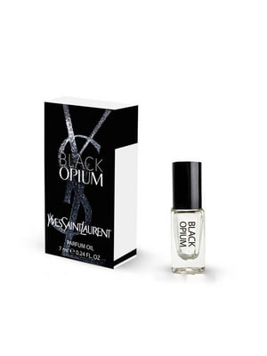 Парфуми жіночі олійні Yves Saint Laurent Black Opium (7 мл) | 6607838