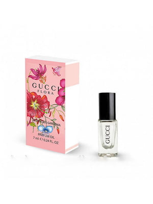 Парфуми жіночі олійні Gucci Flora by Gucci Gorgeous Gardenia (7 мл) | 6608025