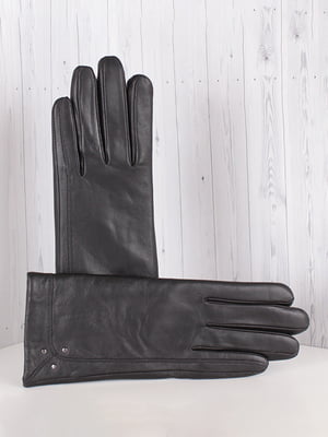 Перчатки кожаные черные | 6608326