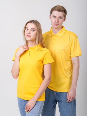 Жовта футболка-поло | 6520210