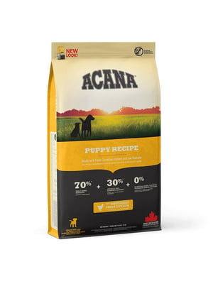 Acana Puppy Recipe сухой корм для щенков всех пород 11.4 кг. | 6608934