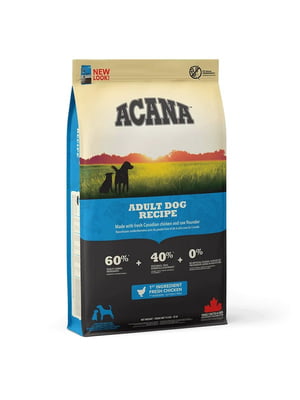 Acana Adult Dog Recipe сухий корм для собак усіх порід та всіх стадій життя | 6608940