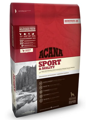 Acana Sport & Agility сухой корм для активных собак 11.4 кг. | 6608948