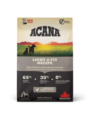 Acana Light & Fit Recipe сухой корм для взрослых собак с избыточным весом 2 кг | 6608951