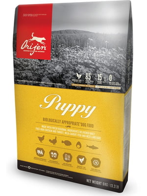 Orijen Puppy сухий корм для цуценят всіх порід 6 кг. | 6609001
