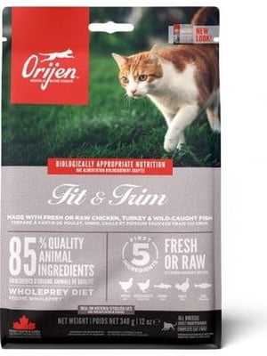 Orijen Fit &amp; Trim сухий корм для котів із зайвою вагою | 6609024