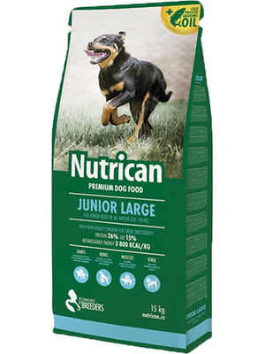 Nutrican Junior Large сухий корм для цуценят великих порід | 6609031