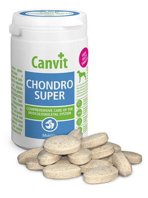 Canvit Chondro super вітамінна кормова добавка для догляду за суглобами собак від 25 кг. | 6609050