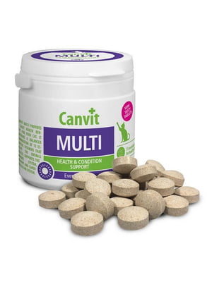 Canvit Multi for cats вітамінна кормова добавка на кожен день | 6609056