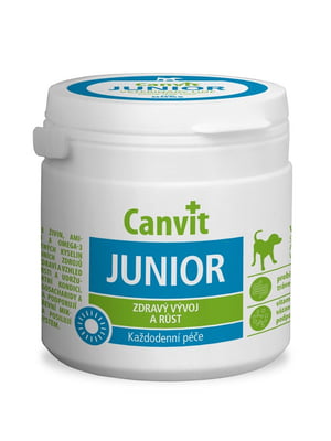 Canvit Junior for dogs кормовая добавка для щенков и молодых собак 100 г. | 6609061