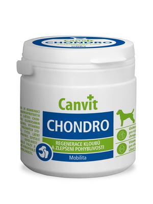 Canvit Chondro витаминная кормовая добавка для регенерации суставов собак до 25 кг. 100 г. | 6609068