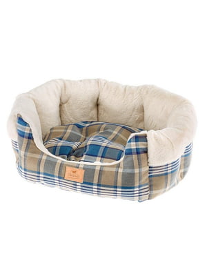 Лежак - м'яке місце для собак і кішок Ferplast Etoile 60 х 50 х 21 см - 4, Синій | 6609645