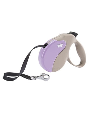 Поводок - рулетка для собак с лентой Ferplast Amigo Tape 16 х 3.8 х h 15 см - L, Фиолетовый | 6610152