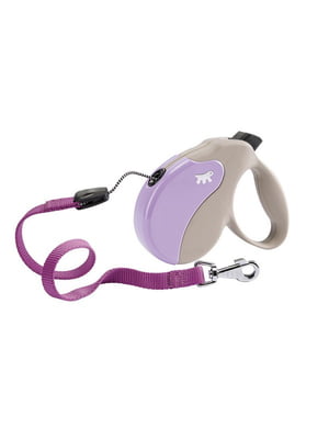 Поводок - рулетка для собак со шнуром Ferplast Amigo Cord 14 х 3.6 х h 12 см - S, Фиолетовый | 6610165