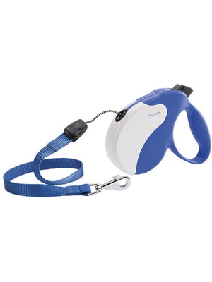 Повідець - рулетка для собак зі шнуром Ferplast Amigo Cord 15 x 3.6 xh 14 cм - M, Синій | 6610174
