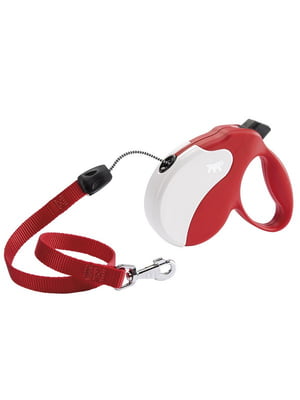Поводок - рулетка для собак со шнуром Ferplast Amigo Cord 15 x 3.6 x h 14 cм - M, Красный | 6610176
