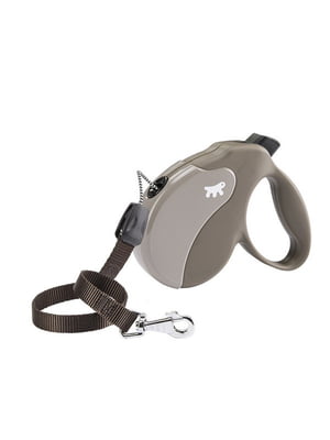 Повідець - рулетка для собак зі шнуром Ferplast Amigo Cord 16 х 3.8 х 15 см - L, Бежевий | 6610180