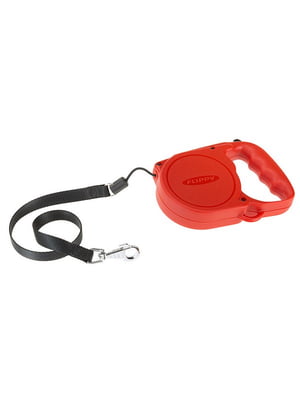 Поводок - рулетка для собак и котов со шнуром Ferplast Flippy Regular 16 x 3.4 x h 11 cм - LARGE, Красный | 6610216