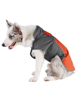 Куртка дождевик для собак BlackDoggy VC-JK12012 2XL, Оранжевый | 6610493