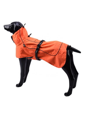 Плащ дождевик для собак BlackDoggy (БлекДогги) VC18-JK002-B 2XL, Оранжевый | 6610529