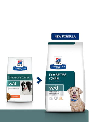 Hills Prescription Diet Canine w/d з куркою для собак при ожирінні та цукровому діабеті | 6610593