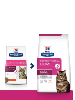 Hills Prescription Diet Feline Gastrointestinal Biome для котів для шлунково-кишкового тракту 1.5 кг | 6610604