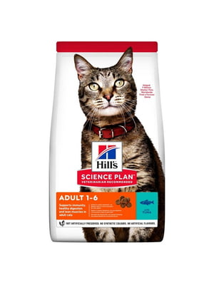 Hills Science Plan Feline Adult 1-6 Tuna для взрослых кошек 1-6 лет | 6610629
