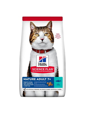 Hills Science Plan Feline Mature Adult 7+ Tuna для котов старше 7 лет | 6610656
