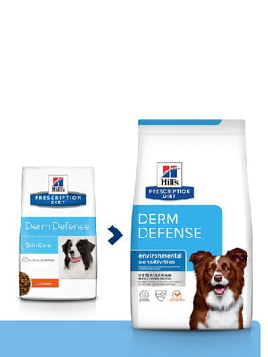 Hills Prescription Diet Canine Derm Defense для собак захист шкіри від алергенів 1.5 кг | 6610663