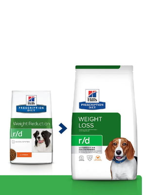 Hills Prescription Diet Canine r/d Weight Reduction для собак при ожирінні 10 кг | 6610702