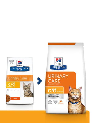 Hills PD Feline c/d Multicare Chicken для котів для сечовивідних шляхів 3 кг | 6610705