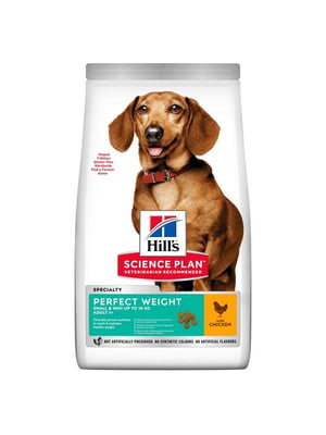 Hills SP Canine Adult Perfect Weight Small Mini Chicken (Хиллс СП Перфект Вейт для маленьких собак 1+ лет) | 6610725