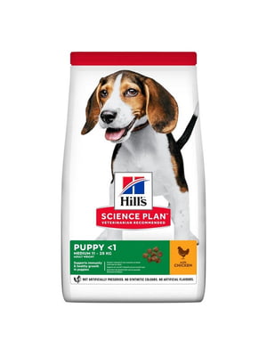 Hills SP Puppy Medium Chicken для цуценят середніх порід до 1 року та вагітних собак | 6610741