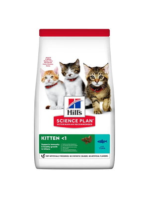Hills Science Plan Kitten Tuna для кошенят до 1 року, вагітних та годуючих кішок 0.3 кг | 6610756