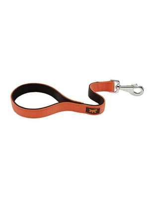 Короткий поводок из нейлона с карабином для собак Ferplast Dual GМ Colors Оранжевый | 6611073