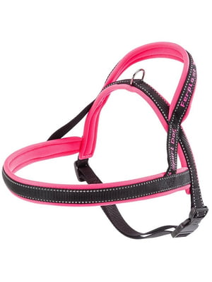 Нейлонова шлейка світловідбивна норвезького типу для собак Ferplast Sport Dog PA: 65 см - B: 77 ÷ 98 см - L, Рожевий | 6611148