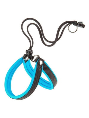 М'яка нагрудна шлейка для собак із еластичним шнурком Ferplast Agila Fluo 2 Синій | 6611290