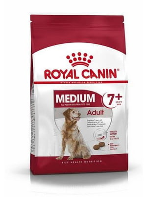 Royal Canin Medium Adult 7+ сухой корм для собак средних пород от 7 лет 4 кг. | 6611636