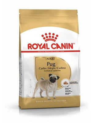 Royal Canin Pug Adult сухой корм для взрослых собак породы мопс от 10 месяцев 1.5 кг. | 6611675