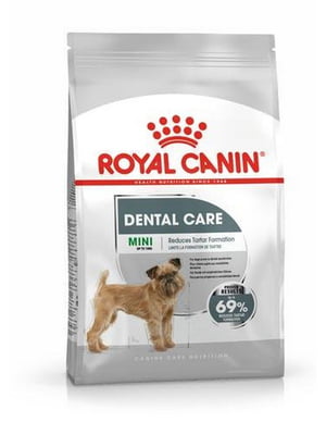 Royal Canin Mini Dental Care сухой корм для собак до 10 кг от зубного камня 1 кг. | 6611678